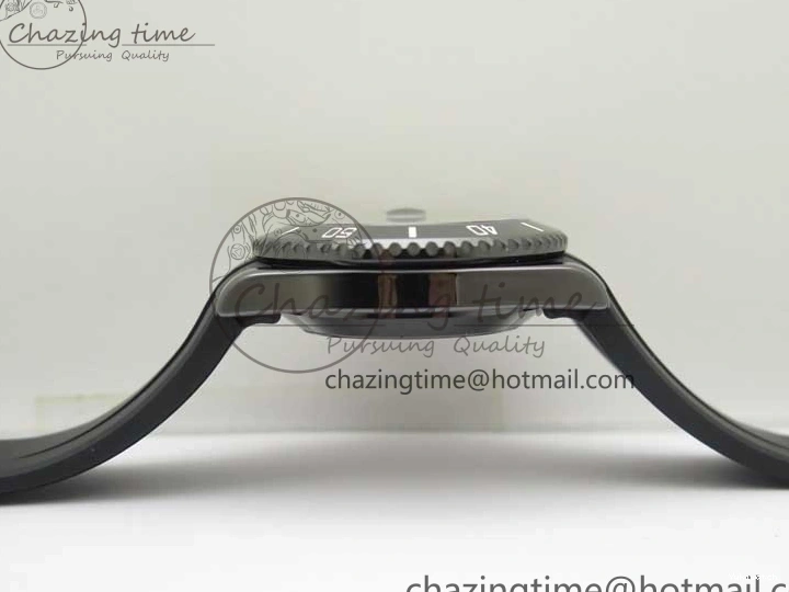 5GF Black Black Best SA3135 Cream Ceramic Dial Submariner on 40mm Strap Rubber Edition 1224